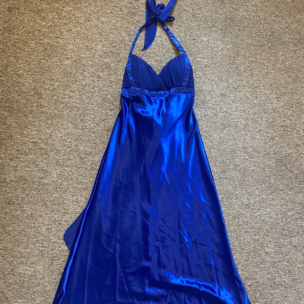 Elegant royal blue dress